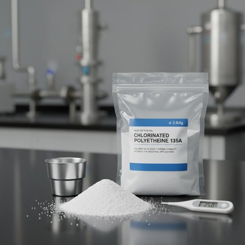 Heat Of Fusion Less Than Or Equal To 2.0Jg Chlorinated Polyethylene 135A Polymer With Good Thermal Stability Suitable For Industrial Applications
