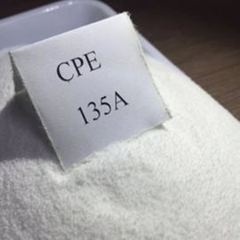 CPE 135AはポリエチレンCPEの影響の修飾語CAS 63231-66-3の白い粉を塩素で処理した